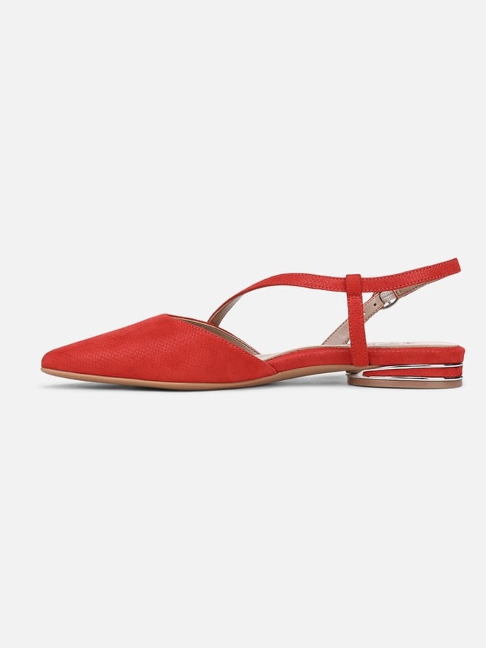 Naturalizer Red hawaii slingback flats NWT - Picture 3 of 6
